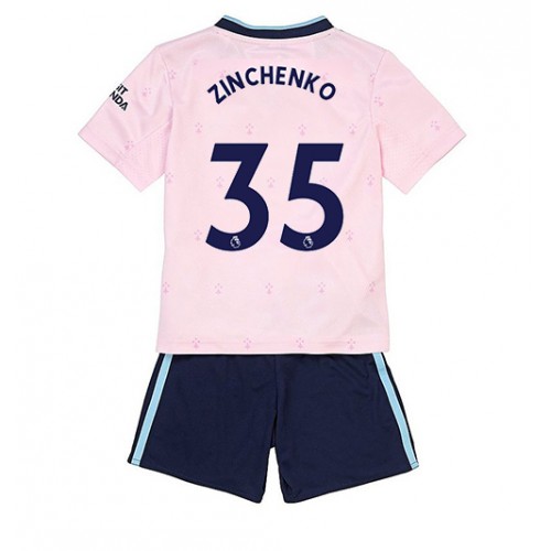 Arsenal Oleksandr Zinchenko #35 Tredjedraktsett Barn 2022-23 Kortermet (+ Korte bukser) Arsenal Oleksandr Zinchenko #35 Tredjedraktsett Barn 2022-23 Kortermet (+ Korte bukser)